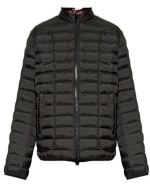 DIESEL Long-Sleeved Quilted Cotton Clothes - Black