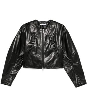 Helmut Lang Articulated Leather Jacket - Black