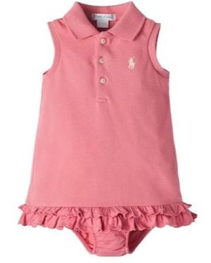 Polo Ralph Lauren Jersey T-Shirt And Bloomers Set - Pink