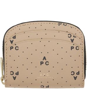 A.P.C. Logo Wallet - Natural