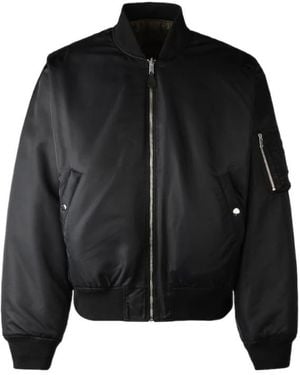 Hogan Zip-Up Long-Sleeved Reversible Jacket - Black