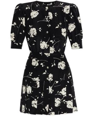 Alessandra Rich Short Dresses - Black