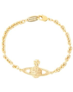 Vivienne Westwood Crystal Orb Bracelet - Metallic