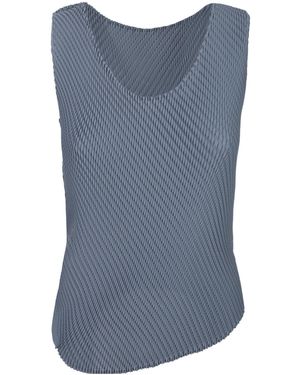 Issey Miyake Sleeveless Cover-Up - Blue