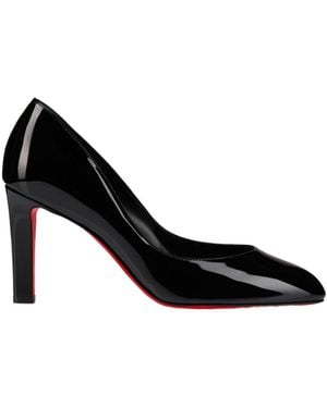 Christian Louboutin Fannylove Slip-On Court Shoes - Black
