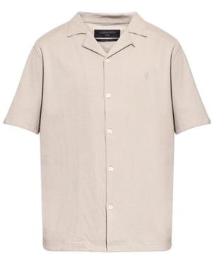 AllSaints Hudson Short-Sleeve Shirt - White