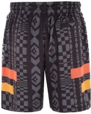 Marcelo Burlon County Of Milan X Kappa Bermuda Shorts - Blue