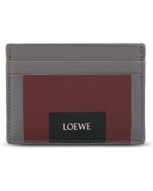 Loewe X Albers Logo Printed Cardholder - Purple