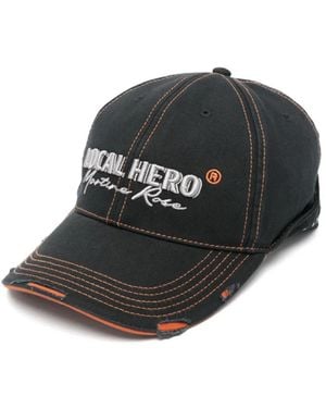 Martine Rose Logo Embroidered Roll-Back Cap - Black