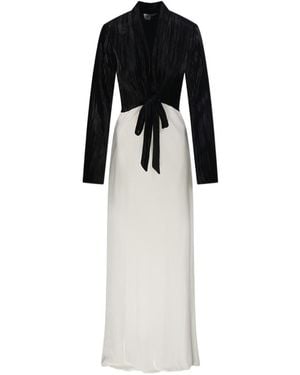 forte_forte Long Sleeves Dress - White