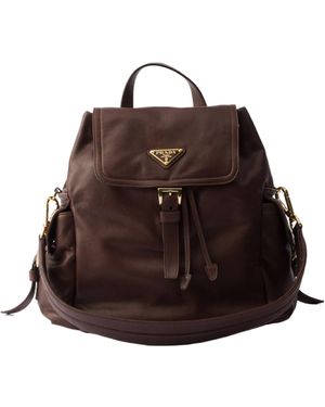 Prada Explore Medium Backpack - Brown
