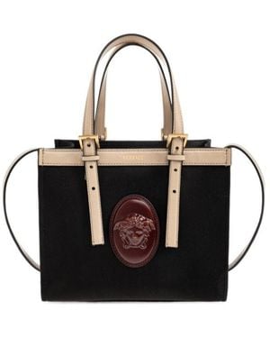 Versace Rivière Mini Tote Bag - Black