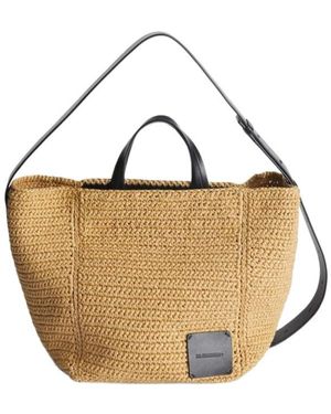 Jil Sander Medium Utility Tote Bag - White