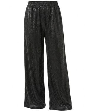 Gucci Jersey Pants With Iridescent Effect - Black
