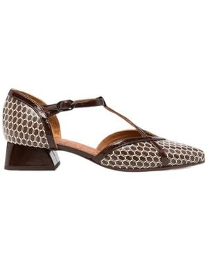 Chie Mihara Pointed-Toe High-Heeled Sandals - Brown