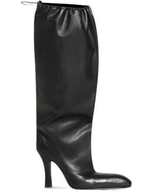 Balenciaga Falkon Pointed-Toe Boots - Black