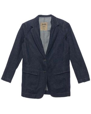 Uma Wang Long Sleeve Denim Jacket - Blue