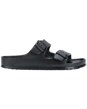 Birkenstock Double-Button Slippers - Black