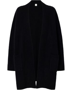 Allude Casual Knitted Cardigan - Black