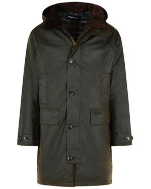 Barbour 'Beudale' Waxed Cotton Parka - Gray