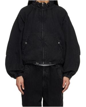 Isabel Marant Isabel Marant Étoile Plume Short Chambray Jacket - Black