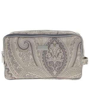 Etro Zipper Clutch - Gray
