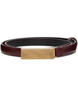 KHAITE Empire Belt - White