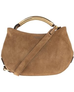 Moschino Handle Me Top Handle Handbag - Brown