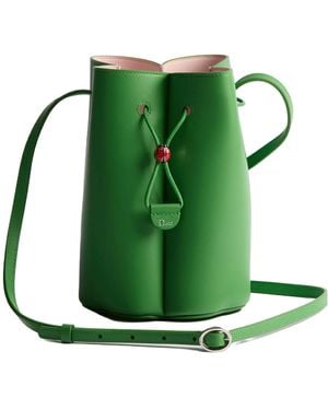 Dior Petit Trèfle Mini Bucket Bag - Green