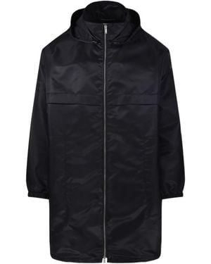 Saint Laurent Hooded Parka - Blue