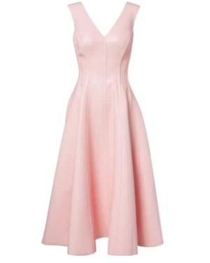 Norma Kamali Grace Midi Dress - Pink