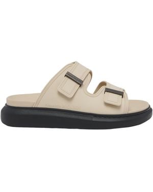 McQueen Hybrid Slip-On Slides - White