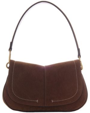 Gianni Chiarini Flap Shoulder Bag - Brown