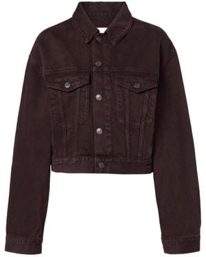 Agolde Radley Denim Jacket - Brown