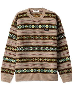 Miu Miu Wool Pullover - Green