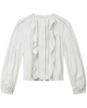 Isabel Marant Cubraly Ruffled Shirt - White