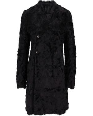 SAPIO Long-Sleeved Coat - Black