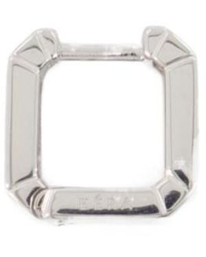 Eera Square Earrings - White