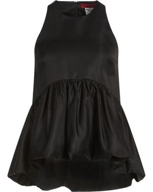 MAX&Co. Peplum Top - Black