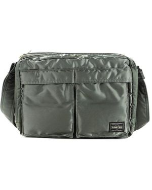 Porter-Yoshida and Co Logo Crossbody Bag - Grey