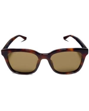 Gucci Specialized-Fit Rectangular Sunglasses - White