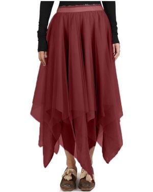 Marc Le Bihan Cascading Design Skirt - Red
