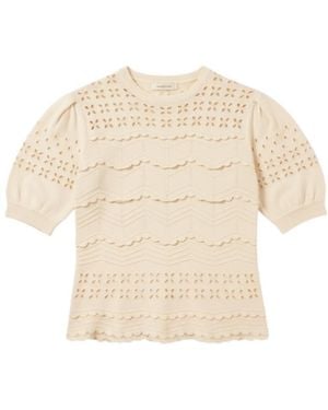 Ulla Johnson Crew Neck Knitwear - Natural