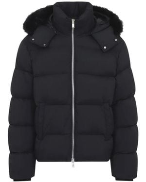 Moose Knuckles Everest Hooded Down Jacket - Black