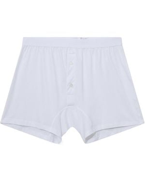 Comme des Garçons Wide-Leg Boxer Shorts - White