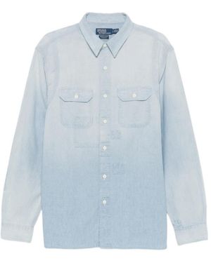 Polo Ralph Lauren Buttoned Chambray Shirt - Blue