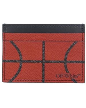 Off-White c/o Virgil Abloh Logo Printed Card Holdler - Red