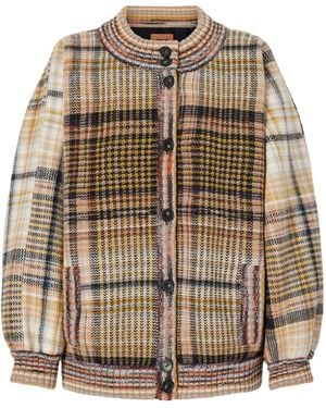 Missoni Plaid Casual Jacket - Brown