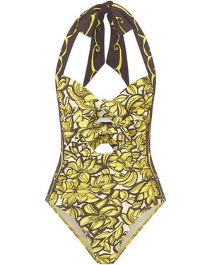 ALÉMAIS Printed Swimsuit - Metallic