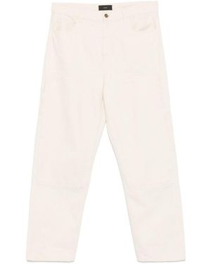 Alanui Straight Leg Denim Pants - White